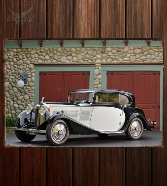 Металлическая табличка Rolls-Royce 20 25 Sports Coupe by J. Gurney Nutting & Co. Ltd.